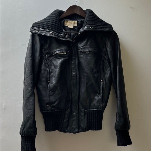 MICHAEL Michael Kors Jackets & Blazers - Michael Kors Black Leather Jacket size M